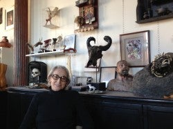 Mombo with Sculptures