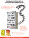 The Girl who Kicked the Hornet's Nest by Stieg Larsson ENDCAP