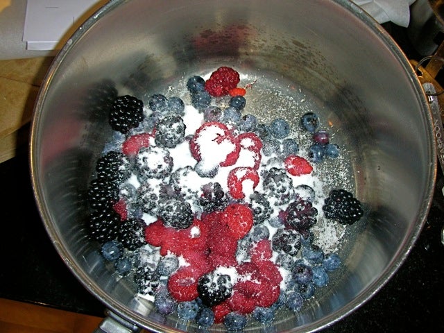 Berries Coated with Sugar