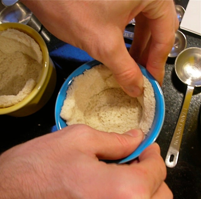 Pressing Breads into Cups