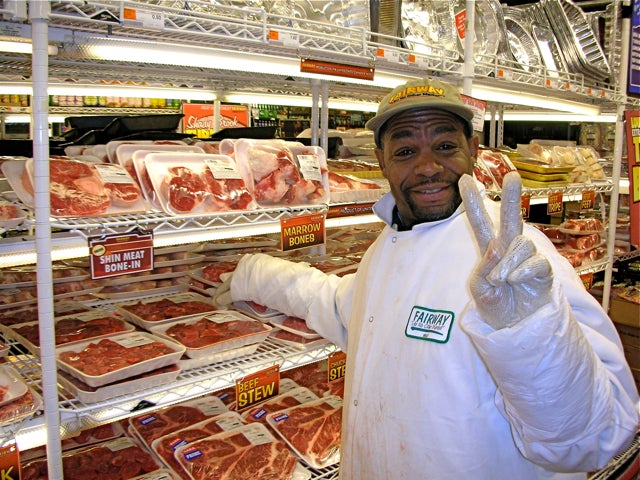 George in the Meat Section