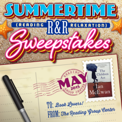 Win Amazing Books in the 2015 Summertime R&R Sweepstakes